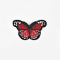 Термоаплікація Метелик, 5,5х3,5 см, Червона (APL-060097)