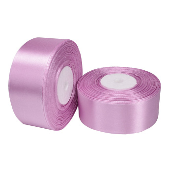 Атласная лента, 40 мм, Сиреневая светлая (LEN-054619)