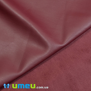Штучна шкіра на замші 0,65 мм, Бордова, 20х27 см (LTH-040025)