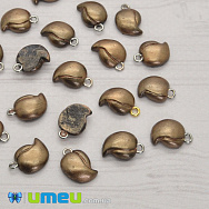 Дзьоб папуги лівий, Бронзовий, 12 мм (OSN-040384)