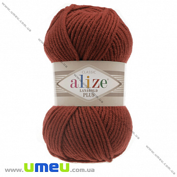 Пряжа Alize Lanagold Plus 100 г, 140 м, Терракотовая 36 (YAR-036454)