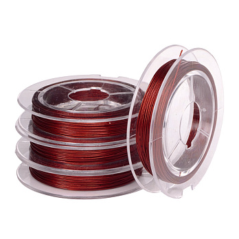 Бижутерный тросик, 0,38 мм, Красный (LES-055225)