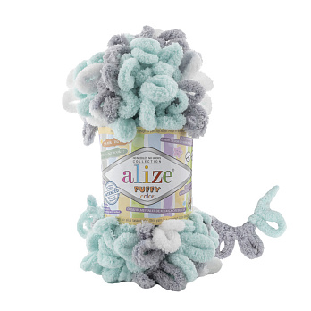Пряжа Alize Puffy Color 100 г, 9,2 м, №6408 (YAR-060748)