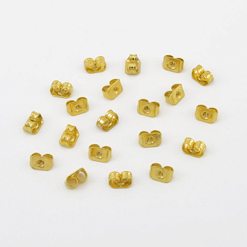 Заглушки для пусет, Золото, 5х4 мм (OSN-058398)