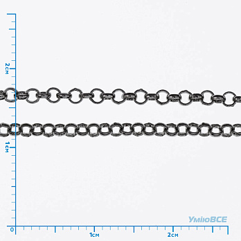 Цепь, Черная, 2,5 мм (ZEP-056054)