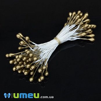 Тычинки на нитке маленькие, Золотистые (DIF-045548)
