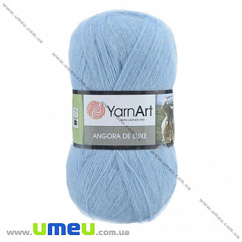 Пряжа YarnArt Angora De Luxe 100 г, 520 м, Голубая 215 (YAR-029532)