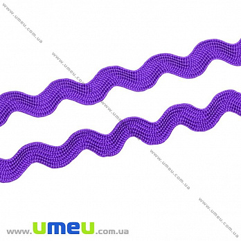 Тасьма березка, 5 мм, Фіолетова (LEN-010400)