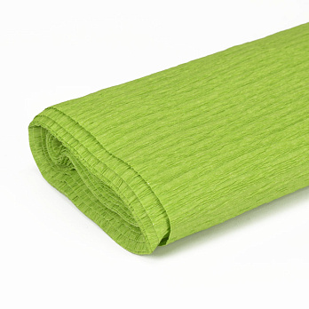 Гофрований папір розтяжність 150%, Салатовий, 0,5х2,5 м (DIF-056637)