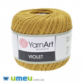 Пряжа YarnArt Violet 50 г, 282 м, Помаранчева 4940 (YAR-044199)