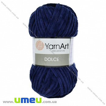 Пряжа YarnArt Dolce 100 г, 120 м, Синяя 756 (YAR-029687)