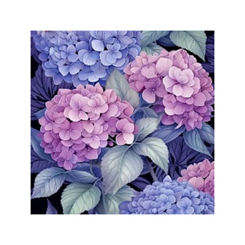 Набор алмазной живописи на подрамнике 30х30 см, Гортензии (SXM-056363)