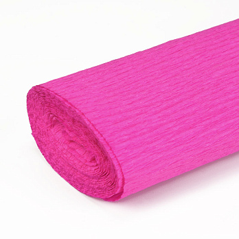 Гофрований папір розтяжність 150%, Малиновий, 0,5х2,5 м (DIF-056634)