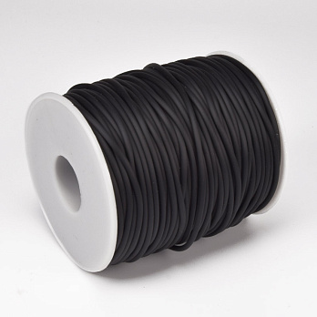 Шнур каучуковий порожнистий, 2 мм, Чорний (LEN-057004)