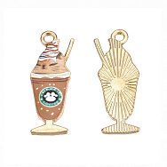 Подвеска метал. Мороженое, Стойкое покрытие, 27х10 мм, Золото (POD-053650)