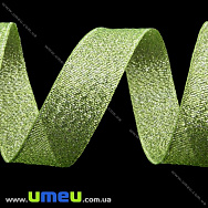 Лента парчовая, 40 мм, Салатовая (LEN-022609)