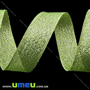 Лента парчовая, 40 мм, Салатовая (LEN-022609)