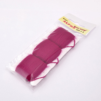 Акрилові нитки, №1271, Малинові (MUL-058810)