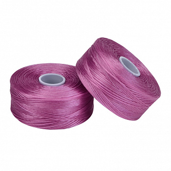 Нитка для бісеру C-Lon D, 0,11 мм, Рожева, 71 м (MUL-051155)