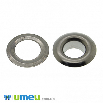 Люверс металевий, 15 мм, Чорний (SEW-040180)