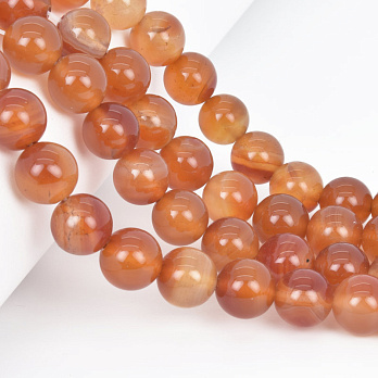Бусины Сердолик, Натур. камень, 12,5 мм, Круглые (BUS-058060)