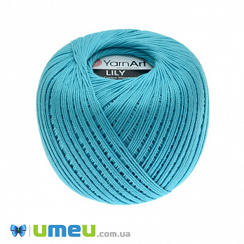 Пряжа YarnArt Lily 50 г, 225 м, Бірюзова 08 (YAR-038410)