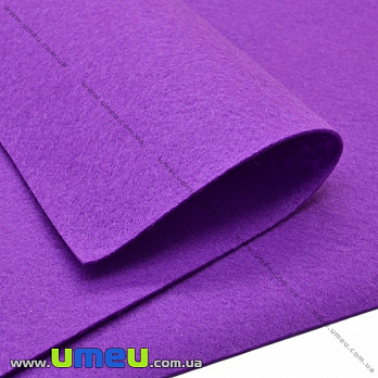 Фетр м'який 1,3 мм, 10х15 см, 527 Бузковий (FLT-019475)