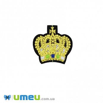 Термоаплікація Корона, 4,2х4 см, Чорна (APL-047689)