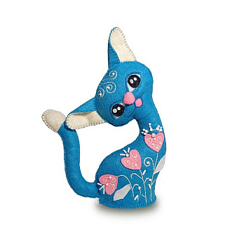 Набір із фетру для створення іграшки, Кішка ФН-122, 22х9 см (FLT-054943)