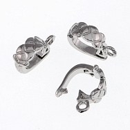 Бейл знімний, 14 мм, Латунь з покриттям Родій (OSN-055368)