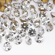 Стрази конусні SS18 (4,4 мм), Білі (STR-061280)