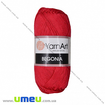 Пряжа YarnArt Begonia 50 г, 169 м, Червона 6328 (YAR-023026)