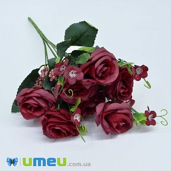 Букет троянд, 33 см, Червоний (DIF-044937)