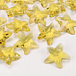 Підвіска скляна Зірка, 15х14х7 мм, Жовта (POD-054604)