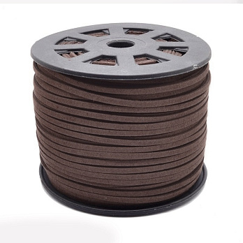 Замшевий шнур, 3 мм, Коричневий (LEN-011001)