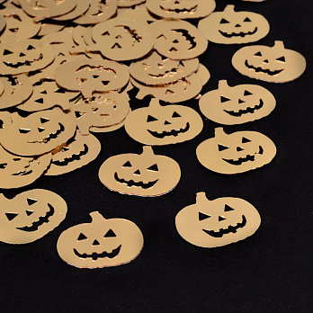 Пайетки Китай Тыквы, 18 мм, Золотистые (PAI-051604)