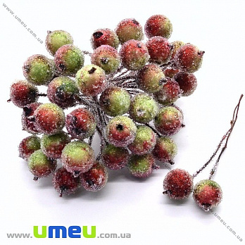 Калина в цукрі, 12 мм, Червоно-зелена (DIF-022391)