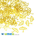 Декоративный элемент Зонтик, 5х4,5х0,1 мм, Золото (DIF-047134)