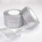 Лента парчовая, 25 мм, Серебристая (LEN-022603)