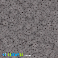 Пайетки Италия круглые плоские, 3 мм, Серые №906F Grigio Fumo Fancy (PAI-039168)