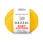 Пряжа Gazzal Baby Cotton №3417, 50 г, 165 м, Жовта (YAR-060764)