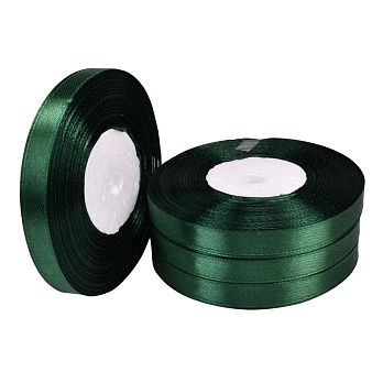 Атласная лента, 10 мм, Зеленая (LEN-052768)