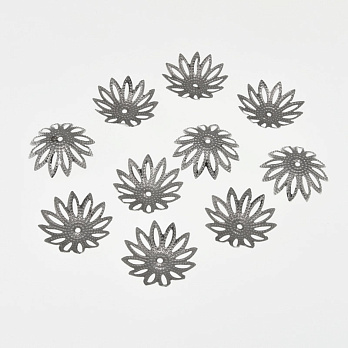 Обниматели, Темное серебро, 18х4 мм (OBN-020329)