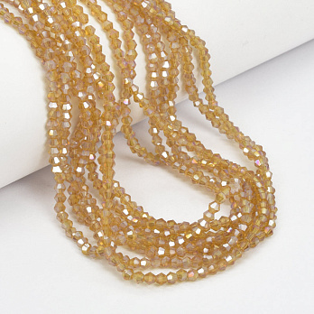 Намистини Біконус, 3х2,5 мм, Топаз АВ (BUS-057446)