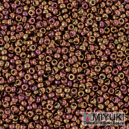 Бісер японський Miyuki круглий RR 15/0 №2449, Ірис коричневий (BIS-051206)