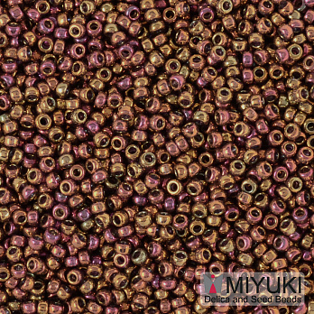 Бісер японський Miyuki круглий RR 15/0 №2449, Ірис коричневий (BIS-051206)