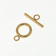 Тогл з нержавіючої сталі, 18х16 мм, Золото (STL-060821)