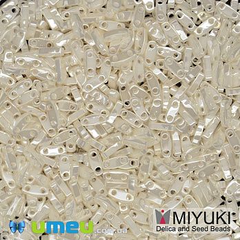 Бисер японский Miyuki QUARTER TILA №592, 5х1,2 мм, Кремовый (BIS-046093)
