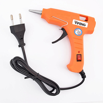 Клейовий пістолет для силіконового клею малий, 20 Вт, 135х110 мм (INS-058953)