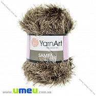 Пряжа YarnArt Samba 100 г, 150 м, Коричнева меланж 199 (YAR-025477)
